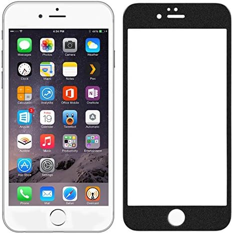 iPhone 6/6s FULL COVER Tempered-Glass AMBM Premium High Definition (HD) Soft Edge Hard Screen Glass Protector Skin for Apple iPhone6/iPhone6s 4.7 inch, 0.26mm Premium HD (Black)