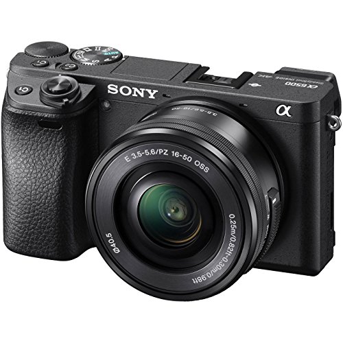 Sony-ILCE-6500-a6500-4K-Mirrorless-Camera-Black-w-16-50mm-Power-Zoom-Lens-64GB-Accessory-Bundle-DSLR-Photo-Bag-Extra-Battery-Wide-Angle-Lens2x-Telephoto-Lens-Flash-Remote-Tripod
