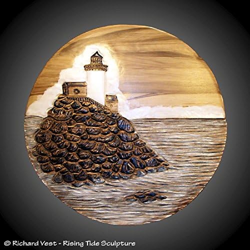Lighthouse in Maine Wall Sculpture
