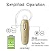 Bluetooth Headset For Cell Phones,Wireless Bluetooth Headphones with Mic,Hands Free Earbuds for iPhone X 8 7 Plus 6s plus iPad Samsung Android Galaxy S8 S7,Gold