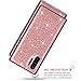 Petocase Compatible Galaxy Note 10 Plus Wallet Case,Luxury Bling Classy Leather Folio Flip Wristlet Shockproof Protective ID Credit Card Slots Holder Cover for Samsung Galaxy Note 10 Plus-Rose Gold
