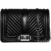 Rebecca Minkoff Women's Chevron Quilted Love Crossbody Bag