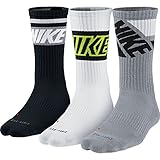 Nike 3 Pack Unisex Dri-FIT Fly Rise Crew Socks