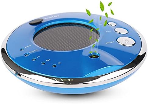 CZKQJHQ Car Air Purifier, Humidifier And Aroma Diffuser, Solar Or USB Charging , blue