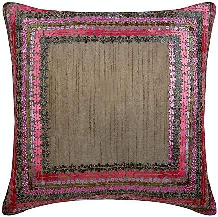 Amazon Com The Homecentric Designer Pink European Sham Pillow