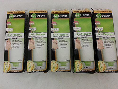 Garnier Skin Renew Dark Spot Hand Treatment 2.7 oz (Pack of 5!!!)