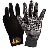 Infinite Goods Pet Grooming Glove - Pet Hair Remover for Your Short & Long Hair Dog, Cat, or Horse