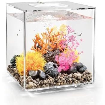 biOrb Cube 30 Aquarium with LED - 8 Gallon, Transparent