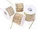 Blinginbox Rhinestones Chain 10 Yards SS16/4mm Crystal Glass Sew On Rhinestones Cup Chain with Gold Bottom Sew On Trim (ss16-4mm, Crystal-Gold Bottom)