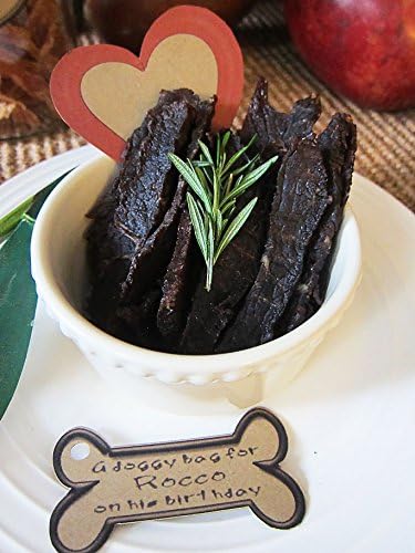 Just Beef Jerky Treats 6oz - Best All Natural Human Grade Healthy Treats for Dogs - Lean Beef strips or training bites - Free shipping