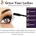 Papillon Organic Eyelash Growth Serum with Castor, Coconut & Avocado Oils + Vitamin E - Vegan Mascara (1 OZ / 30 ML)