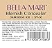Bella Mari Natural Blemish Concealer Stick, Dark Beige; 0.1floz