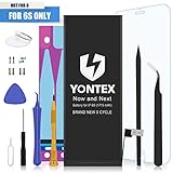 YONTEX Battery Model iP 6S - Brand New 0 Cycle - with Replacement Repair Tool Kits ,Instruction and Screen Protector [24-Month Warranty]