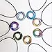Custom Mobii Necklace (Medium): Infinity Fidget Jewelry Pendant Forever Spiral Mobius Pick your own Colors