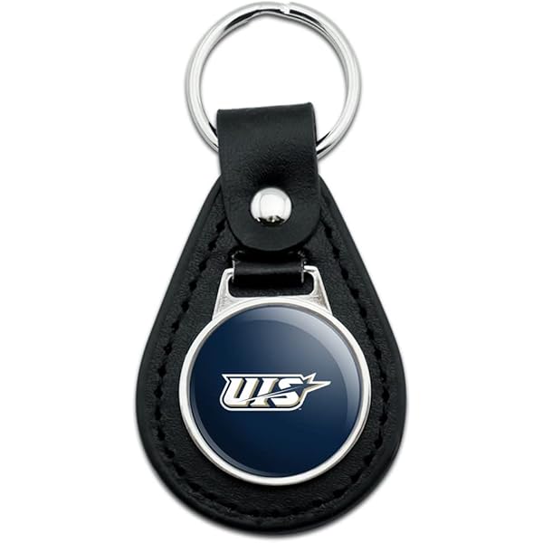 Ford Explorer Black Nickel With Brown Leather Stripe Key Chain By IPick Image, Made In USA - Car Beyond Store - Foto 6