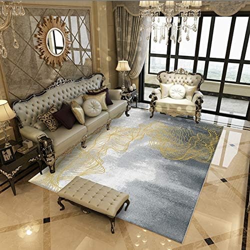 Ylmhe Rugs Large Modern Area Rug For Office and Kitchen For Living Room Abstract Carpet Mat, F,160x230cm