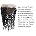 Deep Wave Lace Frontal 13x4 Free Part 100% Unprocessed Virgin Brazilian Deep Curly Human Hair Lace Frontal Natural Black(20, Lace Frontal)