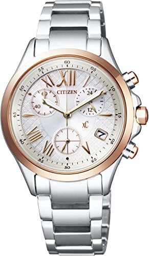 Citizen FB1404-51A Women’s Wristwatch, xC, Cross Seas, Eco-Drive, Simple Adjustment, Chronograph