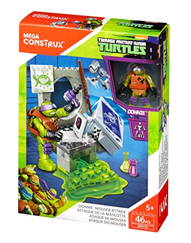 Mega Construx Teenage Mutant Ninja Turtles Donnie's Mouser Attack Building Kit