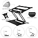 Laptop Notebook Stand Holder, Ergonomic Adjustable Ultrabook Stand Riser Portable with Mouse Pad Compatible with MacBook Air Pro, Dell, HP, Lenovo Light Weight Aluminum Up to 17″(Black)thumb 3