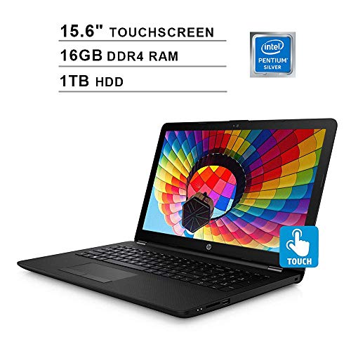 2020 HP Newest Pavilion 15.6 Inch Touchscreen Laptop, Intel Pentium Quad Core N5000 up to 2.70GHz, Intel UHD 605, 16GB DDR4 RAM, 1TB HDD, USB, HDMI, WiFi, Bluetooth, Windows 10 Home