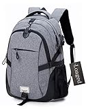 Anti-theft Laptop Backpack, Loaged Business Bags with USB Charging Port Water Resistant School Bookbag for College Travel Backpack for 15.6-Inch Laptop and Notebook