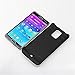 Note 4 Battery Case, SQdeal 4800mAh Emergency / Portable / Rechargeable External Power Pack Backup Battery Charger Case Back Cover Power Reserve Powerstation with Kickstand for Samsung Galaxy Note 4