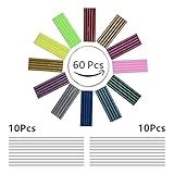 Hot Glue Gun Sticks, 80pack 12 Colors for Mini Hot Melt Glue Gun(20-30W)