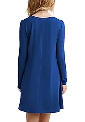 YMING Plus Size Mini Dress for Women T-Shirt Spring