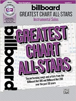 Billboard Greatest Chart All Stars Instrumental Solos Top Performing Songs And Artists From The Billboard Hot 100 And Billboard Hot 0 Over The Past 50 Years Book Cd Instrumental Solos Series Galliford Billboard Greatest Chart All Stars Instrumental Solos Top Performing Songs And Artists From The Billboard Hot 100 And Billboard Hot 0 Over The Past 50 Years Book Cd Instrumental Solos Series Galliford