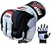 RDX MMA Gloves Sparring Martial Arts Grappling Cowhide Leather Training Cage Fighting Combat Gel Mitts Punching Bag Gel Mitts