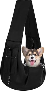 Adiwo Puppy Carrier Bag Reversible Hands-Free Dog Sling Small Medium Pets view 8