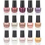 Ellen Tracy The Best Nudes Nail Polish Collection (15 Pack)