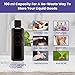 Infinity Jars Glass Bottle 100 ML (3.4 fl OZ) Euro Dropper Cap Black Ultraviolet Dropper Airtight Seal Refillable Perfect Long-term Storage. Essential Oils Serum, Screw Top Bottle