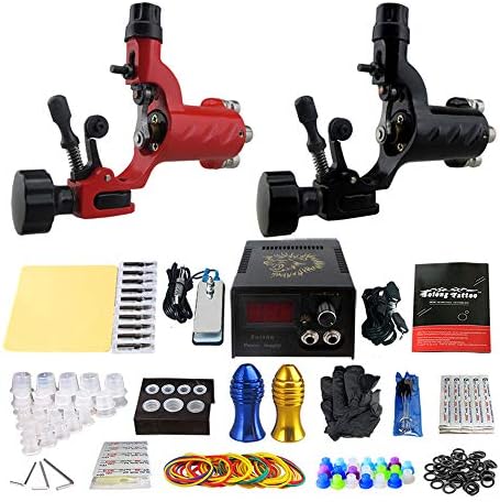 SLOOG Tattoo Machine Kit Rotary Power Supply/Rotary Motor Tattoo Machine Gun Liner Shader-black