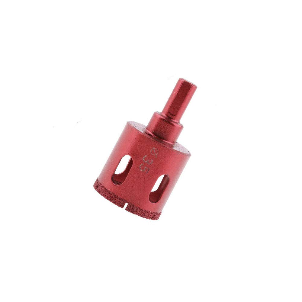 TOOLSTAR Diamond Drill Bits, Hollow Core Drill Bits Cutter Diamond Coated Core Hole Saw Drill Bits Tools for Ceramic, Porcelain Tiles, Glass, Marble,Granite (22mm)