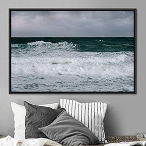 signwin Framed Canvas Wall Art Coastal Freedom Aerial...