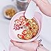 monbento - MB Lib Litchi pink leakproof bowl holds soups salads pasta - BPA free - Food grade safe