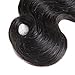 brazilian virgin hair body wave human hair bundles with free part lace closure