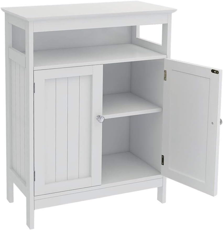 23.62 inches X 11.81 inches X 31.49 inches sideboards, Kitchen Storage cabinets, Bathroom cabinets, Multi-Function Storage cabinets (S, White)
