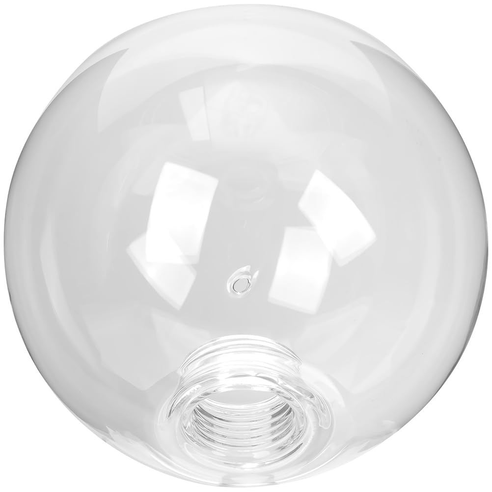 FOMIYES Clear Glass Globe Lampshade Socket Ceiling Light Cover Easy to Install Replacement for Pendant and Ceiling Lamps and Decoration