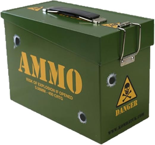 Militar/Ejército Estilo Ammo Box/Lata: Amazon.es: Hogar