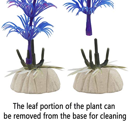 image for MyLifeUNIT Fish Tank Plants, Artificial Aquariums Plants Plastic for F