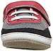 Robeez Boys' Kickin' Kyle Crib Shoe, Kickin' Kyle Grey, 12-18 Months M US Infant