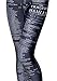 RedExtend Women's Fashion Street Beat Legs Tight Stretch Nightclubs Leggings,Newspaper,One Size