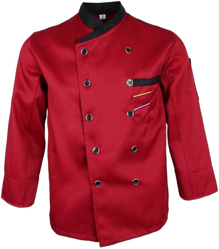 Double Breasted Chef Chef Buttons Baker Jacket Jacket Clothing Fashion