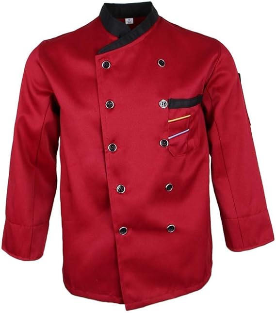 Double Breasted Chef Chef Buttons Baker Jacket Jacket Clothing Fashion