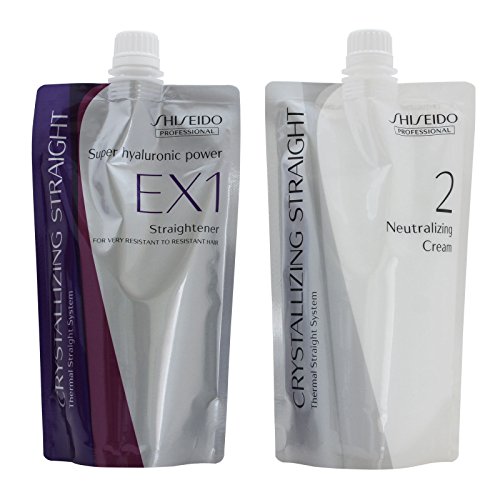 image for 2 Set Hair Rebonding Shiseido Professional Crystallizing Hair Straight