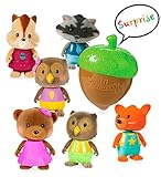 Li'l Woodzeez Bobbleez Bobble Head Critters, Collectable Toys (Set of 2)
