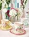 Talking Tables Vintage Floral Tea Party Supplies | Scalloped Paper Plates, Napkins, Tea Cups and Saucer Sets | Also Great for Wedding Parties, Bridal Shower, Baby Shower and Birthday Party